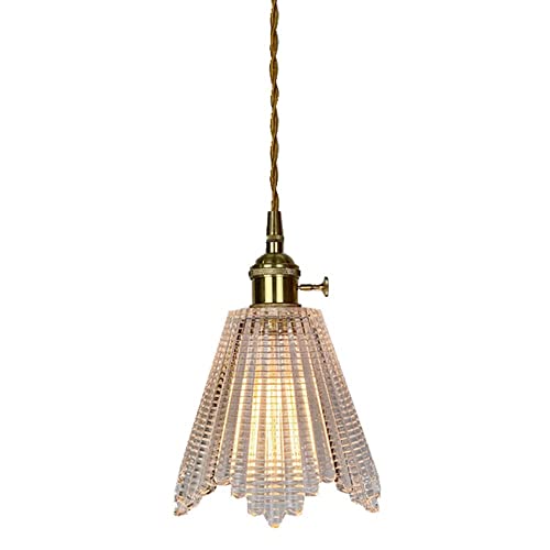 Lustre en laiton et verre moderne HHRFCS pour îlot de cuisine