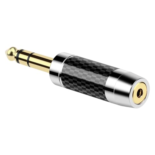 Adaptateur audio 6.35mm pour brancher votre casque sur l'ampli de salon