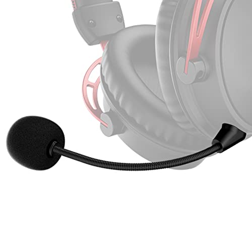 FBBULES Microphone de Remplacement pour Casque de Jeu avec Prise Jack 3.5mm Micro Mini Microphone pour HyperX Cloud Alpha/Alpha S Cover