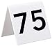 Alpine Industries 25 Pcs Acrylic Tent Style Table Numbers, 3