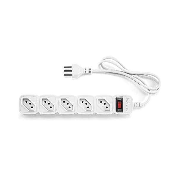 Protetor Eletrônico com 5 Tomadas