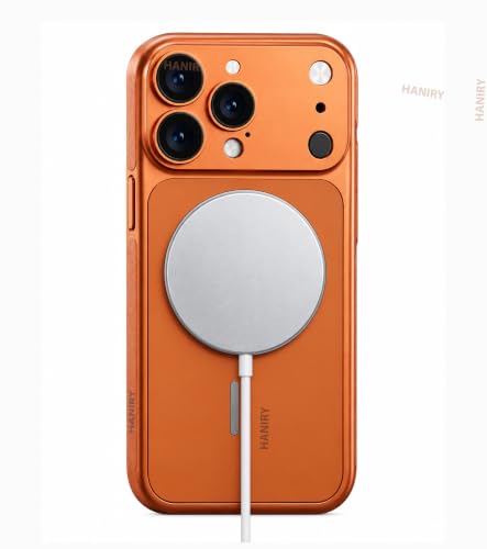 HANIRY Store Compatible iPhone 14 Pro Max Cover Case Orange - Image 4
