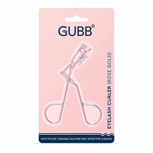 GUBB Eyelash Curler For Women | Creates Eye-Opening & Lifted Lashes | Long-lasting Lash Curls for All Eye Shapes | Get Perfect Curl in 5 Seconds - Rose Gold | Pack of 2