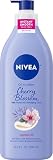 NIVEA Oil Infused Cherry Blossom and Jojoba Oil Body Lotion for Women, Fast-Absorbing and Non-Greasy...