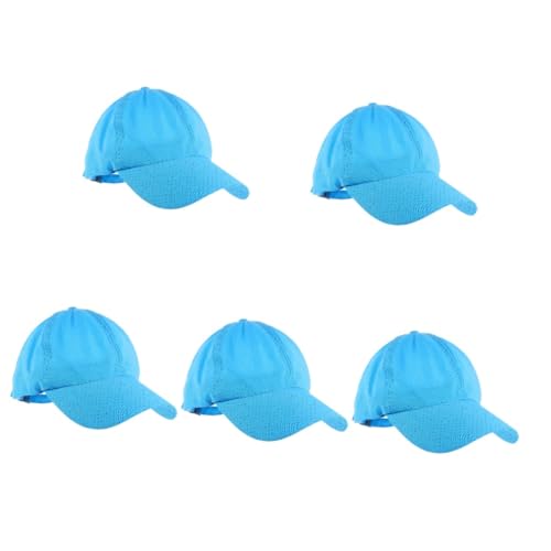 Casquette de baseball anti-transpiration ajustable bleu ciel d'été
