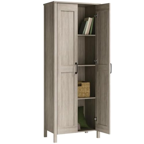 Image of Sauder Miscellaneous Storage, Two-Door Storage Cabinet, in Spring Maple Finish
