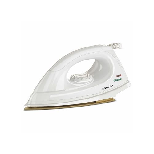 Bajaj DX-7 1000 Watts Dry Iron | Advance Soleplate And Anti-Bacterial German Coating Technology |...