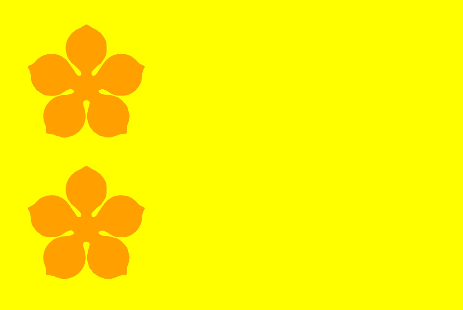 Drapeau Sultanate of Deli 1.35m² finitions prestige pour mât extérieur