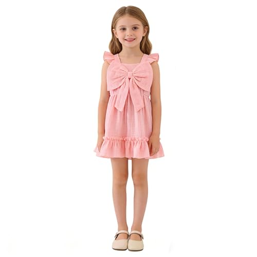 Robe Fille Sans Manches d'Été pour Bébé et Enfant Floral