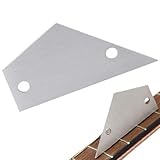 Stainless Steel Fret Rocker, Practical Guitar Luthier Tool Leveling Ruler for Guitars Electric Bass Musical Instrument Accessories