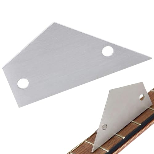 VBSYUYQ Stainless Steel Fret Rocker for Guitar and Bass – Fret Leveling Tool