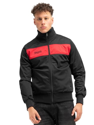 Lonsdale London Alnwick haut de survêtement noir pour homme en coton