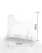 Pantalla Protección Mostrador 100x80cm - PET Policarbonato Transparente 4mm - Mampara para...