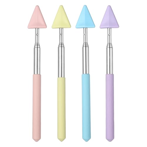 PATIKIL 4 PCS Pointer Finger Stick, Teacher Pointer Arrow, Pink/Yellow/Blue/Purple