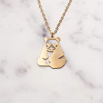 Wholsale Giraffe zilveren origami ketting voor je winkel