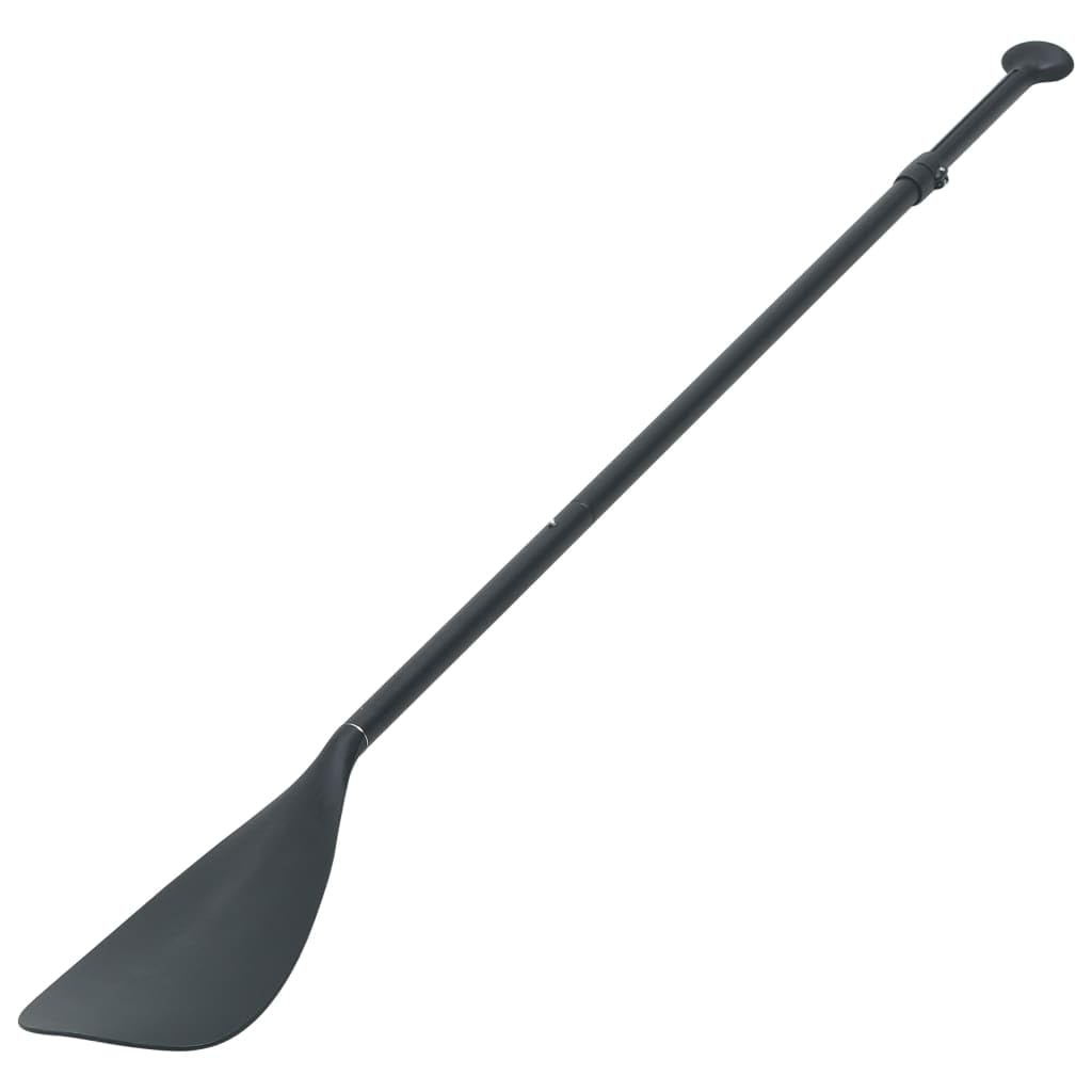 Pagaia SUP 215 cm in alluminio nero regolabile per sport acquatici, kayak, canoa, canoa, fiume, lago, mare, outdoor, leggera, resistente, facile da riporre