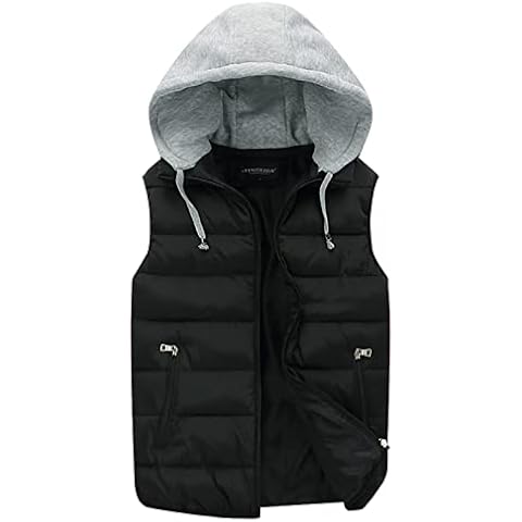 Chaleco acolchado con capucha para hombre BGUK Cover