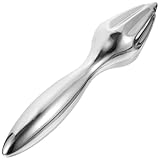 iplusmile Zitronen und Orangenpresse Manuell Edelstahl Kegelpresse mit Komfortgriff Kompakt für Küchen und Haushaltsgebrauch