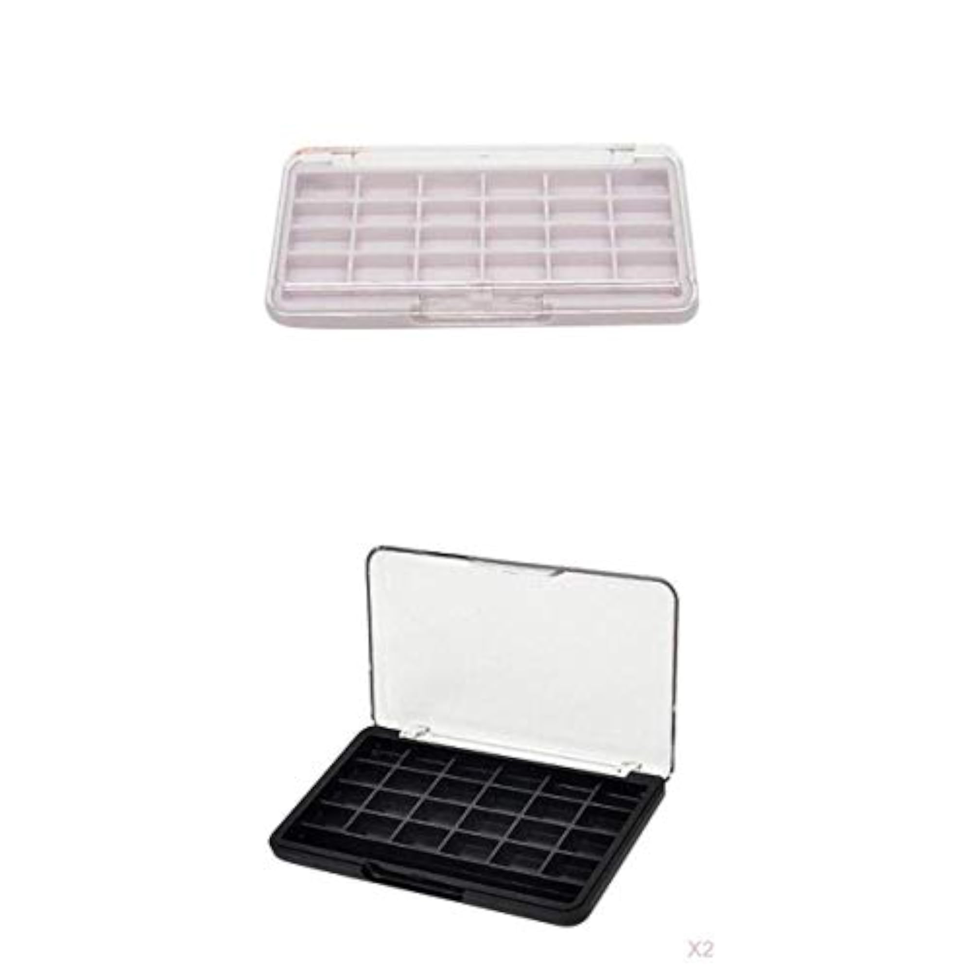 3Pcs 24 Grids Empty Makeup Palette Case