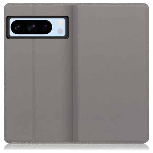 LOOF SKIN SLIM ���U�[ ���^ �蒠�^ �X�}�z�P�[�X for Google Pixel 8 Pro �p �P�[�X �J�o�[ �蒠�^�P�[�X �J�[�h���[ �}�O�l�b�g�t�� �x���g�Ȃ� [�O���[]