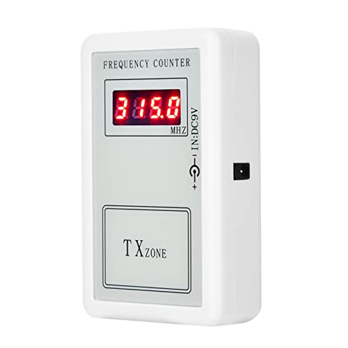 Frequency Counter, Remote Control Frequency Tester, Remote Control Tester Tools 250-450 MHZ Handheld Digital Frequency Meter Counter for Electric Lock Garage Door Access