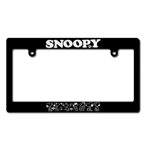 HCAgirls◆ミッフィー &スヌーピーナンバーフレームセット Amazon.co.jp: ナンバーフレーム スヌーピー ナンバープレート