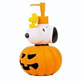 Peanuts Snoopy Halloween Pumpkin Soap/Lotion/Hand Sanitizer Resin Pump Dispenser, 10.01 Ounces, (Officially Licensed Product) by Franco Collectibles