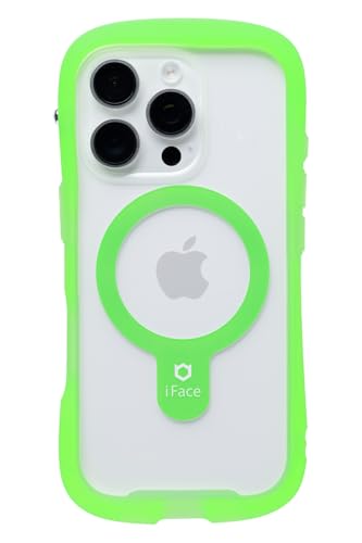 iFace MagSafe 対応 Reflection Neo iPhone 16 Pro ケース MagSynq クリア 強化ガラス(クリアグリーン)【アイフェイス アイフォン16プロ 用 スマホケース iphone16pro カバー マグセーフ 耐衝撃