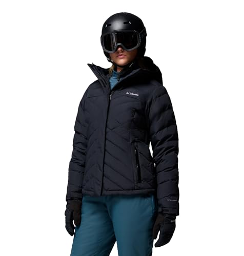 Columbia Lay D Down V Chaqueta, Reflectante Omni-Heat, Repelencia Omni-Shield, Plumón Certificado Rds, Faldón Antipolvo Ajustable, Capucha Compatible Con Casco - Mujer Columbia Lay D Down V Chaqueta, Reflectante Omni-Heat, Repelencia Omni-Shield, Plumón Certificado Rds, Faldón Antipolvo Ajustable, Capucha Compatible Con Casco - Mujer