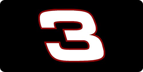212 Main LPO4653 6 x 12 in. No.3 Dale Earnhardt Photo License Plate