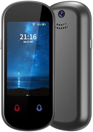 Sprachübersetzer Gerät 139 Sprachen - Sofortübersetzer Mit Offline-Funktion - Fotoübersetzung & Sprachausgabe