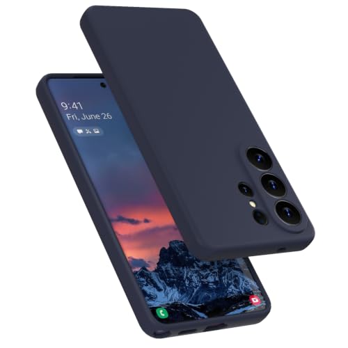 Coque Galaxy S26 Ultra silicone liquide minuit idéale pour vos sorties en ville