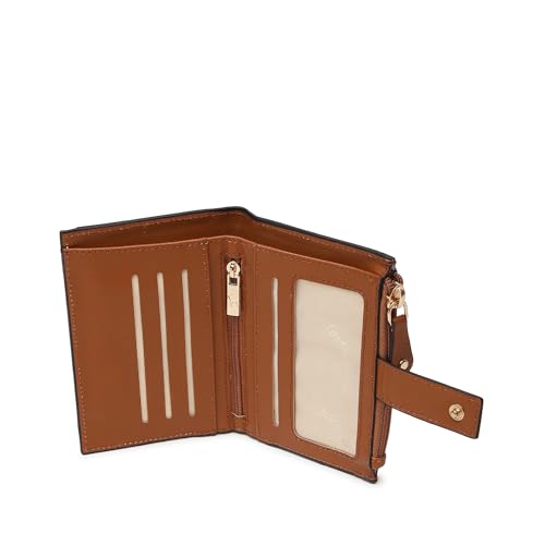 Image of Fastrack Solid Multifold Wallet for Women, Girls and Ladies | with Magnetic Closure