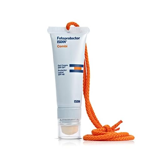 Fotoprotector ISDIN Combi 20ml | Protector solar facial SPF 50+ y labial spf 40 | Fórmula biodegradable