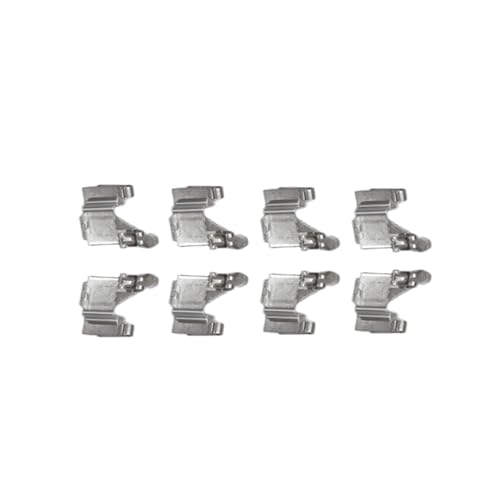 Image of Detroit Axle - Front Brake Pads for 2020-2025 Ford Explorer Police Interceptor Utility, 2020-2023 Lincoln Aviator, Ceramic Brake Pads with Hardware Replacement