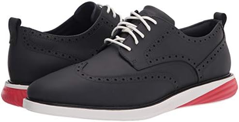 Cole Haan womens Grandevolution Shortwing Oxford, India Ink/Tango Red/Optic White, 7.5 US | Image 6