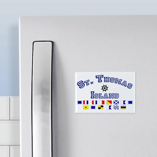Imán Rectangular CafePress St. Thomas Island 3x2 pulgadas miniatura 3