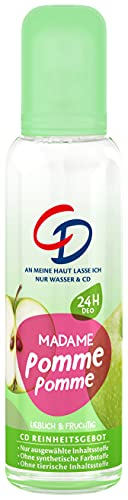 CD Deo Zerstäuber 'Madame Pomme Pomme', 75 ml, Deo ohne Alu, frischer Apfel-Duft & Salbei, 24 h Schutz, für empfindliche Haut geeignet, vegan