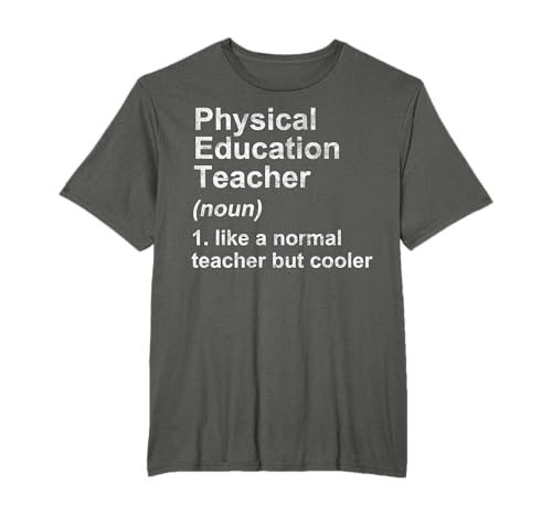 Educación Física Definición Profesor Gratitud Camiseta