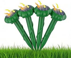 Solar Mole Repellent 4 Pack