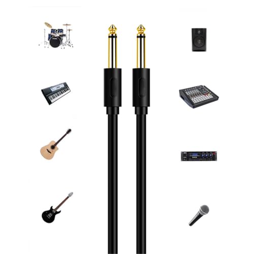Cable de audio para guitarra con diseño robusto de 5 metros 3