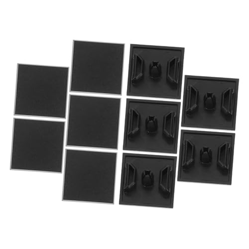 PartyKindom 10pcs Aluminum Profile End Cap Extruded Aluminum End Cap for Printer Rack Accessories Replacement Lab Protec