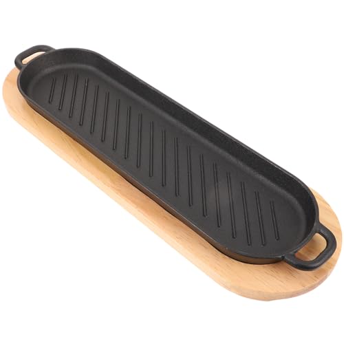 Garneck Plaque De Grillade Poêle De Barbecue En Plein Air Poêle À Griller Poêle À Steak Assiette Grillée Assiette De Poisson Grillé Plat De Cuisson Créatif De Service Avec