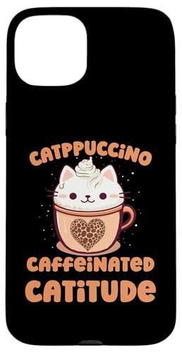 Catppuccino JtFC Catitude ʔ JCC R[q[ L X}zP[X iPhone 15 Plus p