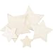 Darice Wood Cutout Star Assorted Styles ,1 to 4 inches each