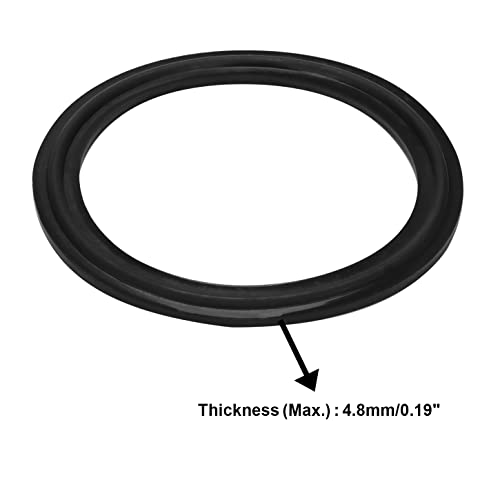 Image of DERNORD 2.5 inch Tri Clamp EPDM Sanitary Gasket Fits Tri-Clover Type Ferrule (Pack of 10)