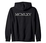 mcmlxv annata nel 1965 (grigio antico) 60 regalo compleanno felpa con cappuccio