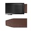 40mm Solid Swat Black Buckle & Tobacco Brown Leather