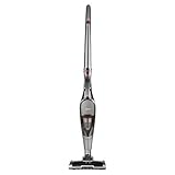 MEDION MD 16911 2in1 Akku Handstaubsauger (90 Watt Leistung, 180° drehbare Bodendüse, Elektrosaugbürste) grau-rot