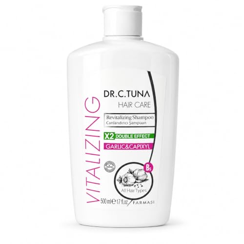 FARMASi Dr. C. Tuna Vitalizing Garlic Shampoo with Capixyl, 17 fl oz